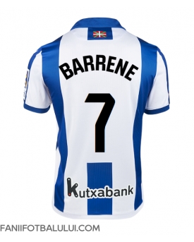Real Sociedad Ander Barrenetxea #7 Tricou Fotbal Replică 2024-25 Barbati Acasa